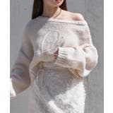 【RAY CASSIN】ループロゴルーズ短丈ニット | PAL GROUP OUTLET | 詳細画像12 