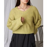 【RAY CASSIN】ループロゴルーズ短丈ニット | PAL GROUP OUTLET | 詳細画像40 
