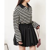 【RAY CASSIN】ボーダーポロルーズT | PAL GROUP OUTLET | 詳細画像12 