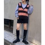【CIAOPANIC TYPY】H.Sロゴジャガードニットベスト | PAL GROUP OUTLET | 詳細画像13