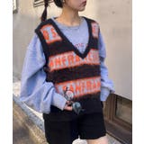 【CIAOPANIC TYPY】H.Sロゴジャガードニットベスト | PAL GROUP OUTLET | 詳細画像3