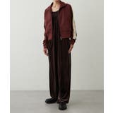 BRN | 【earthy_】ベロアキャミサロペット | PAL GROUP OUTLET