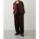 【earthy_】ベロアキャミサロペット | PAL GROUP OUTLET | 詳細画像1