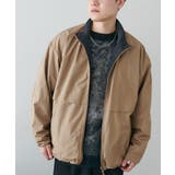 グレージュ | 【Discoat】オールウェザーライトフリースリバーシブルブルゾン | PAL GROUP OUTLET