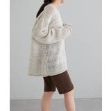 【earthy_】透かしボーダーオーバーニット | PAL GROUP OUTLET | 詳細画像7 