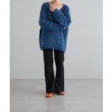【earthy_】透かしボーダーオーバーニット | PAL GROUP OUTLET | 詳細画像13 