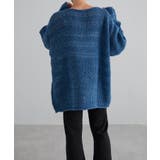 【earthy_】透かしボーダーオーバーニット | PAL GROUP OUTLET | 詳細画像20 