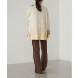 【earthy_】箔プリントニットプルオーバー | PAL GROUP OUTLET | 詳細画像13 