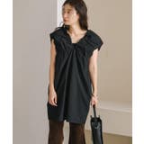 BLK | 【Kastane】バルーンギャザーチュニック | PAL GROUP OUTLET