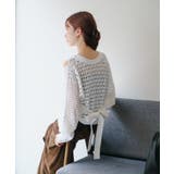 【Kastane】limitedウエストリボンスリットニット | PAL GROUP OUTLET | 詳細画像16 