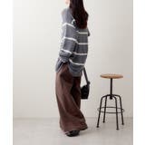 【mystic】シアーボーダーニット | PAL GROUP OUTLET | 詳細画像4 