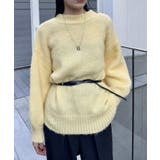 YEL | 【mystic】モヘアライクベルトポーチ付きニット | PAL GROUP OUTLET