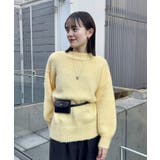 【mystic】モヘアライクベルトポーチ付きニット | PAL GROUP OUTLET | 詳細画像21 