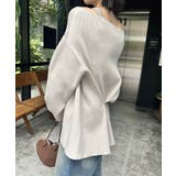 【mystic】オフショルZIPカーディガン | PAL GROUP OUTLET | 詳細画像3 