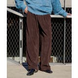 BRN | 【Kastane】CORDUROY EASY SLACKS | PAL GROUP OUTLET