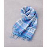 BLU | 【mystic】hinthint チェックストール | PAL GROUP OUTLET