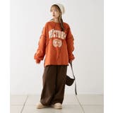 【w closet】メロウ配色ロゴスウェット | PAL GROUP OUTLET | 詳細画像12