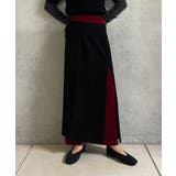 BLACK | 【Pasterip】Wool high-slit wrap sk | PAL GROUP OUTLET