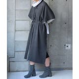 【Pasterip】Double face design poncho | PAL GROUP OUTLET | 詳細画像4
