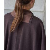 【Pasterip】Double face design poncho | PAL GROUP OUTLET | 詳細画像19