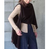 【Pasterip】Double face design poncho | PAL GROUP OUTLET | 詳細画像21