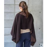 【Pasterip】Double face design poncho | PAL GROUP OUTLET | 詳細画像23