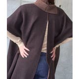 【Pasterip】Double face design poncho | PAL GROUP OUTLET | 詳細画像14