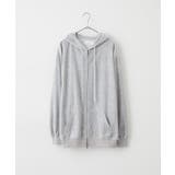 【Kastane】VELOUR ZIP PARKA | PAL GROUP OUTLET | 詳細画像4