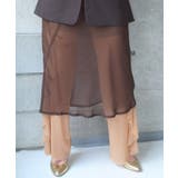 PINKBEIGE | 【Pasterip】Raffle sheer pants | PAL GROUP OUTLET