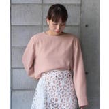 PINK | 【Pasterip】Acetate power shoulder top | PAL GROUP OUTLET