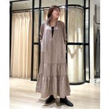 【Omekashi】スキッパーティアードワンピース | PAL GROUP OUTLET | 詳細画像1