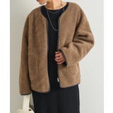 【un dix cors】リバーシブルパイピングボアコート | PAL GROUP OUTLET | 詳細画像5