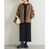 【un dix cors】リバーシブルパイピングボアコート | PAL GROUP OUTLET | 詳細画像6