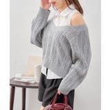 【Chico】レイヤードSHデザインニット | PAL GROUP OUTLET | 詳細画像16 