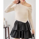 【Chico】ワンショルデザインアンゴラニット | PAL GROUP OUTLET | 詳細画像1 