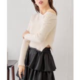 【Chico】ワンショルデザインアンゴラニット | PAL GROUP OUTLET | 詳細画像2 