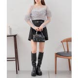 【Chico】ボリュームフリルチュールBL | PAL GROUP OUTLET | 詳細画像22