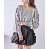 【Chico】オープンショルダーデザインニット | PAL GROUP OUTLET | 詳細画像11