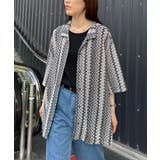 【CIAOPANIC TYPY】レースシアーストライプ柄ルーズシャツ | PAL GROUP OUTLET | 詳細画像12