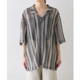 【CIAOPANIC TYPY】レースシアーストライプ柄ルーズシャツ | PAL GROUP OUTLET | 詳細画像49