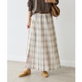 OFF | 【RIVE DROITE】シアーチェックプリーツSK | PAL GROUP OUTLET