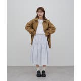 【Discoat】【umm】ギャザー切替スカート | PAL GROUP OUTLET | 詳細画像4 