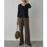 【RIVE DROITE】ブラッシュドクロスルーズパンツ | PAL GROUP OUTLET | 詳細画像11 