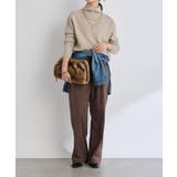 【RIVE DROITE】ブラッシュドクロスルーズパンツ | PAL GROUP OUTLET | 詳細画像17 