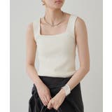 OFF | 【Loungedress】スクエアニットタンク | PAL GROUP OUTLET