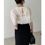 【CAPRICIEUX LE'MAGE】メッシュパフフレアTOPS | PAL GROUP OUTLET | 詳細画像11 