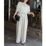 【CAPRICIEUX LE'MAGE】メッシュパフフレアTOPS | PAL GROUP OUTLET | 詳細画像22 