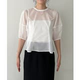 【CAPRICIEUX LE'MAGE】メッシュパフフレアTOPS | PAL GROUP OUTLET | 詳細画像42 