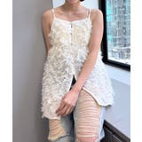 【mystic】[mline]シャギースリットキャミ | PAL GROUP OUTLET | 詳細画像1 