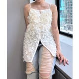 【mystic】[mline]シャギースリットキャミ | PAL GROUP OUTLET | 詳細画像3 